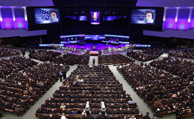 Funeral Held For Dallas Police Department Senior Corporal Ahrens Killed During Shooting Of Police Officers 