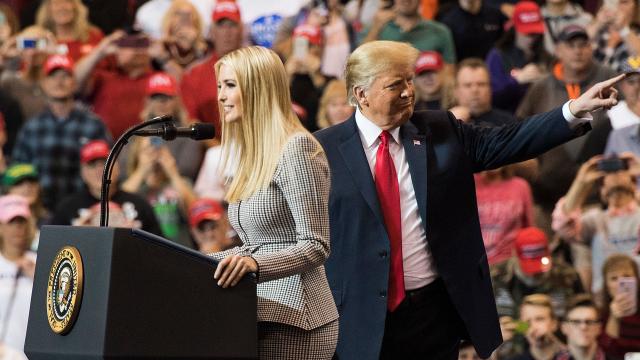 Ivanka Trump at MAGA rally 