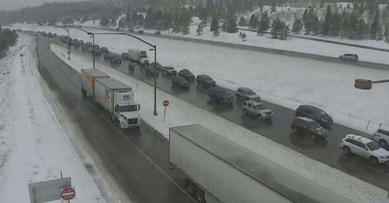 Safety Closures On I-70 Slow Traffic In Mountains - CBS Colorado