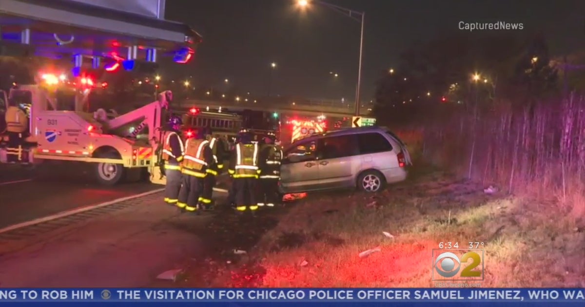 Fatal Rollover Crash on The Kennedy - CBS Chicago