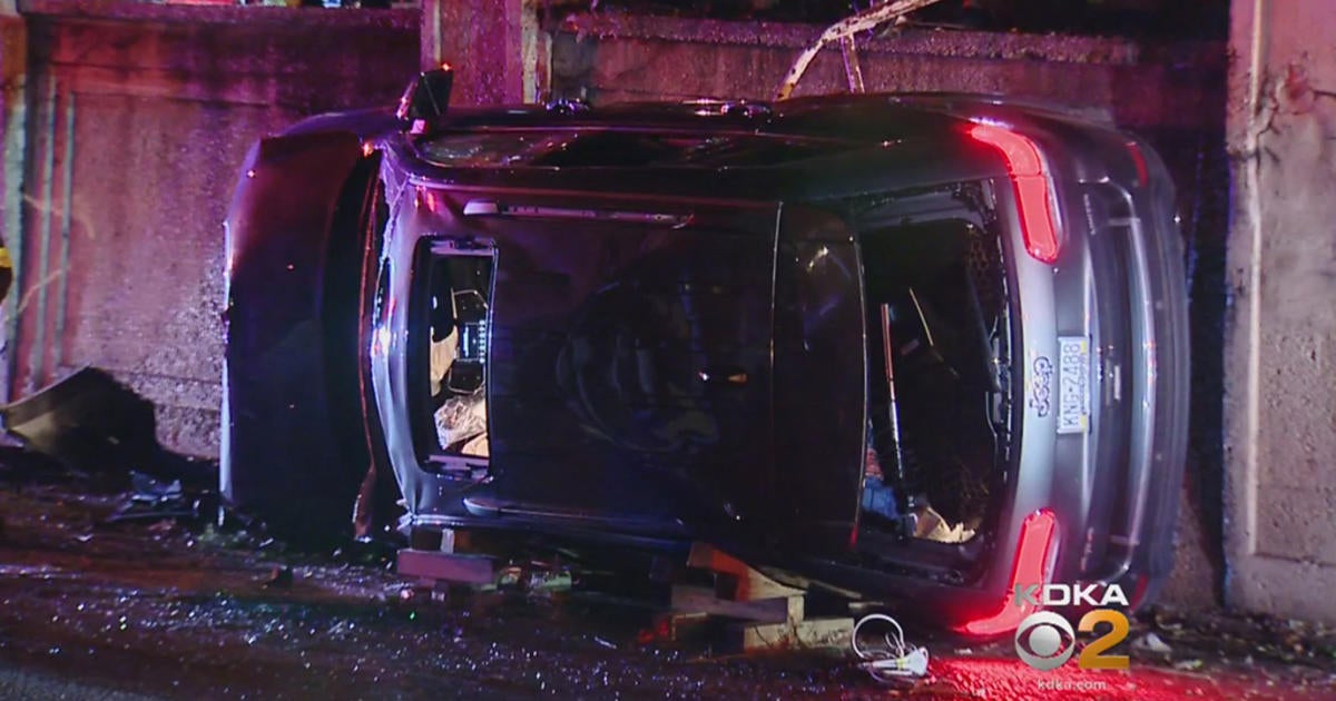 1 Injured After Rollover Crash In Wilkinsburg - CBS Pittsburgh