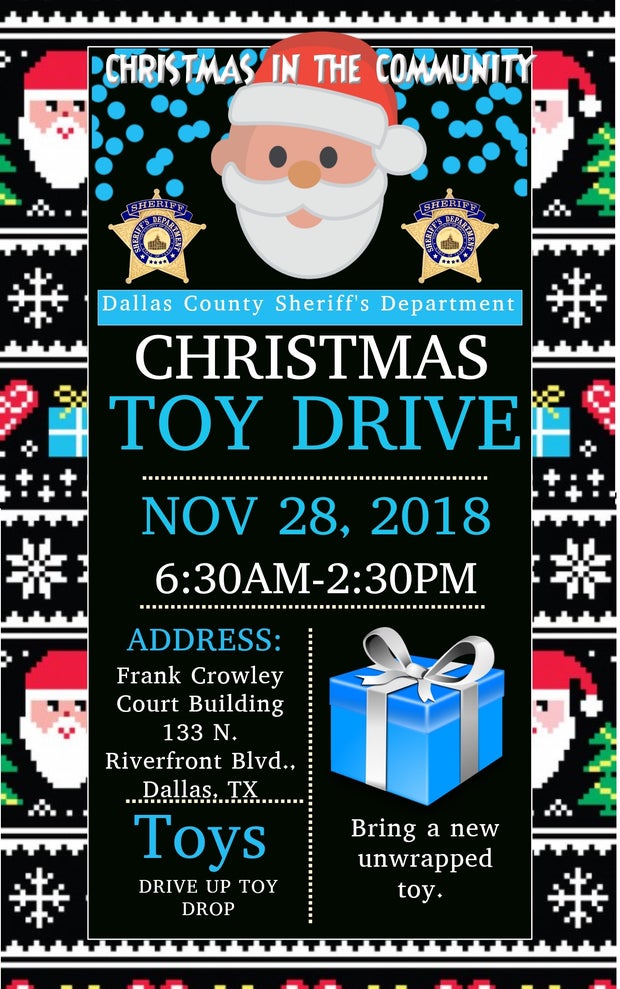 Dallas County Sheriff's Dept Toy Drive Flyer 