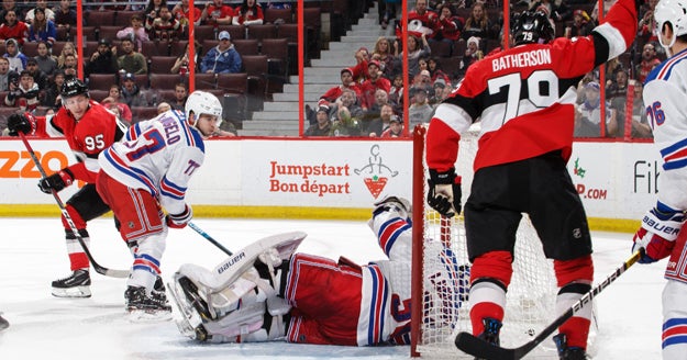 Anderson Stops 27 Shots As Senators Blank Rangers - CBS New York