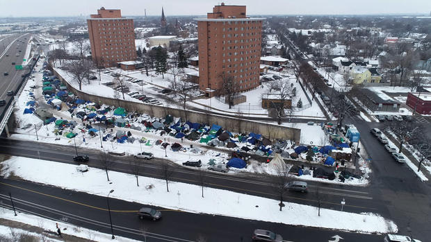 Minneapolis Homeless Encampment 