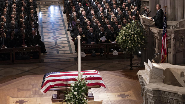 State Funeral Held For George H.W. Bush At The Washington National Cathedral 