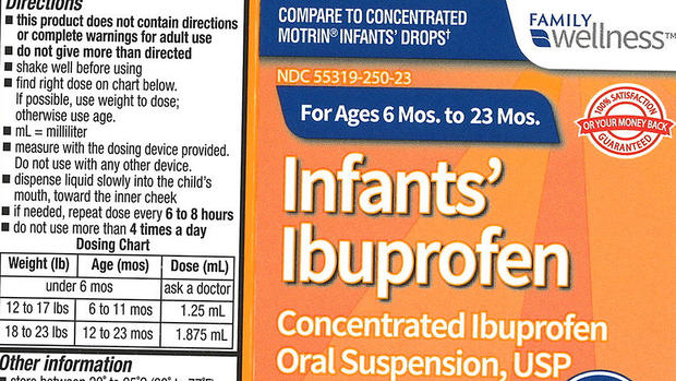 Ibuprofen recall 