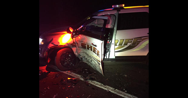 stearns co sheriffs deputy car struck cold spring 