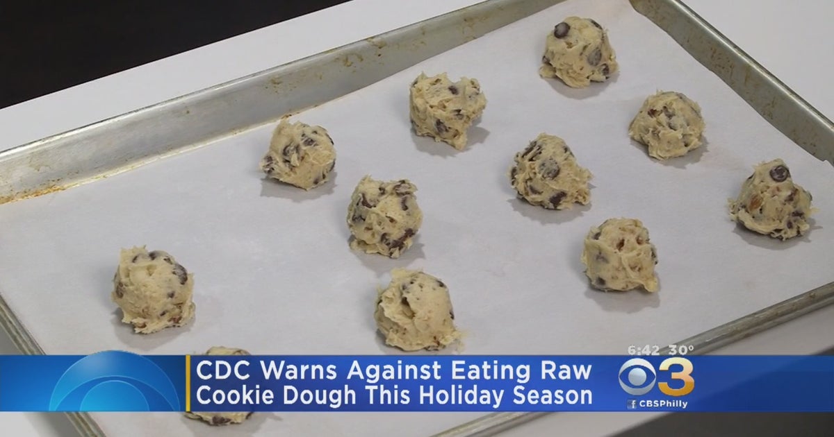 Don't Eat Raw Cookie Dough, Warns CDC CBS Philadelphia