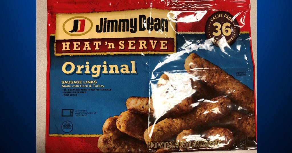 30,000 Pounds Of Jimmy Dean Sausage Recalled CBS Boston