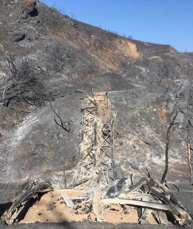 Santa Monica Mountains after the Woolsey Fire 