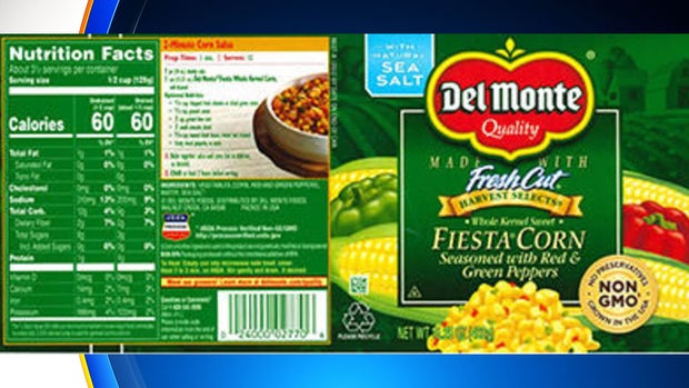 Del Monte Foods canned corn recall