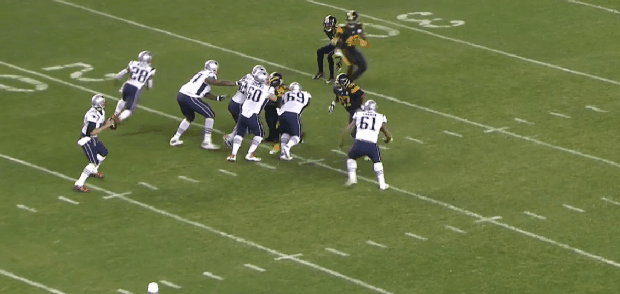 Tom Brady pass vs. Steelers 