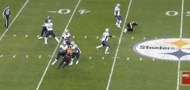 Tom Brady pass vs. Steelers 