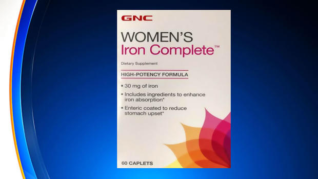 GNC Women's Iron Complete Dietary Supplement (60 caplets) 