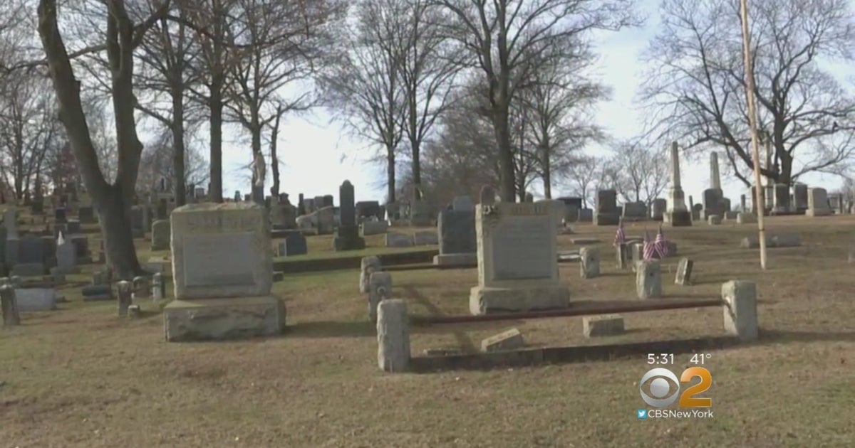 Unmarked Mass Burial Ground Found At Cemetery In New Jersey - CBS New York