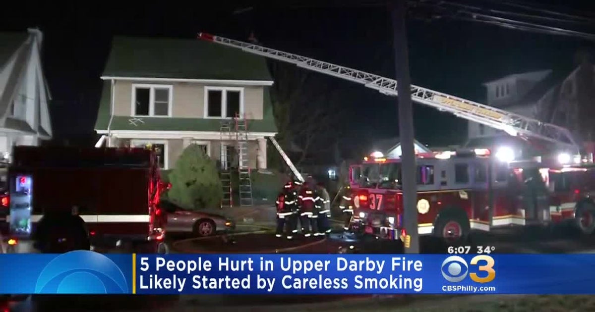 'Careless Smoking' Blamed For Upper Darby Fire That Injured 5 People