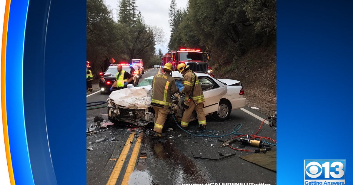 Two Drivers Sustain Major Injuries In HeadOn Colfax Crash CBS Sacramento