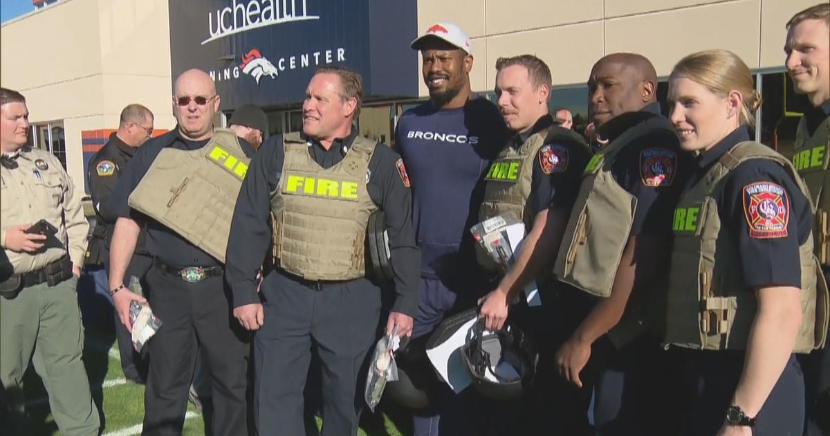 Broncos Support Shield 616, Provide Life-Saving Gear To First Responders -  CBS Colorado