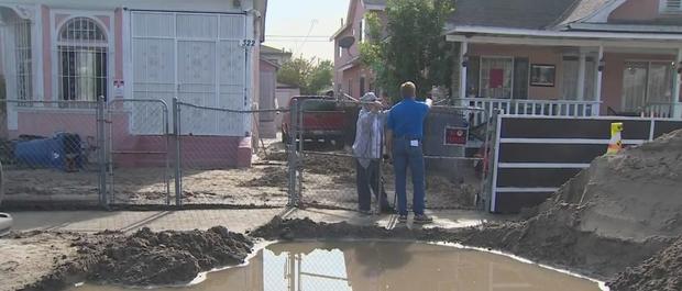Water Restored To South LA Neighborhood After Pipe Burst 
