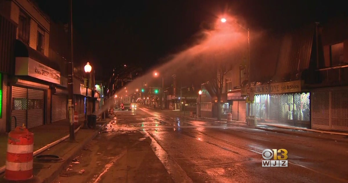 Temporary Pipe Breaks, Blasts Store With Water CBS Baltimore