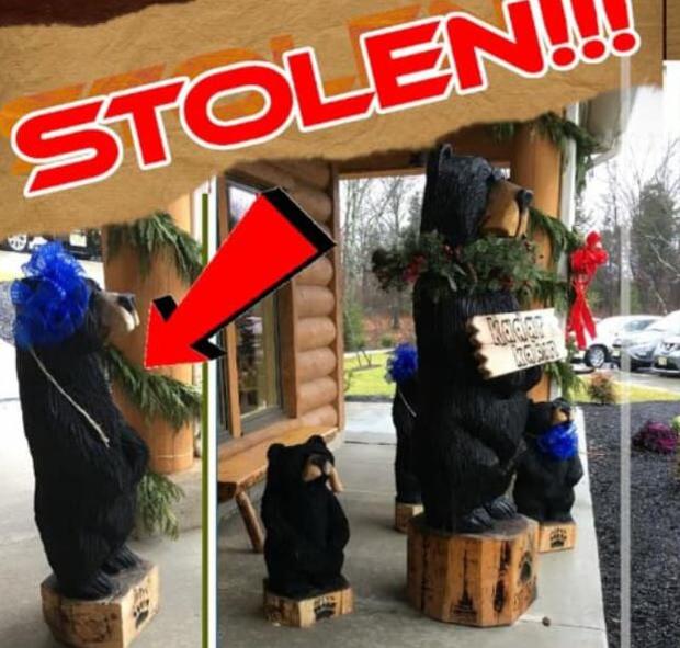 washington township stolen bear 