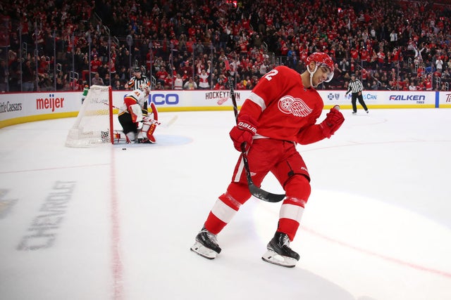 Calgary Flames v Detroit Red Wings 