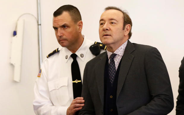 Actor Kevin Spacey is arraigned on a sexual assault charge at Nantucket District Court in Nantucket 