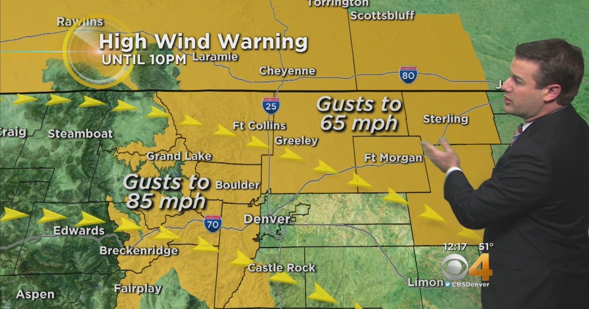 Mountain Snow And Wind Brings High Avalanche Danger - CBS Colorado