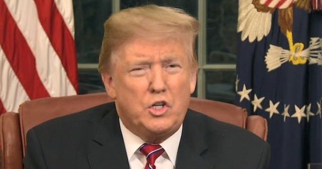 Trump says border wall will "pay for itself" in Oval Office address ...