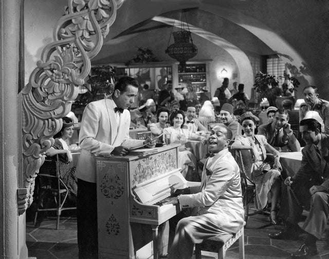 humphrey bogart & dooley wilson - casablanca 1943 