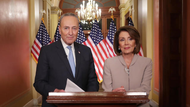 Nancy Pelosi, Chuck Schumer respond to President Trump's Oval Office address 