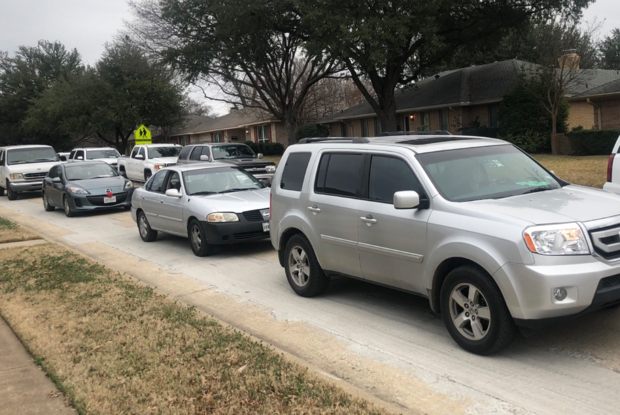 traffic near Routh Roach Elementary Schoo 