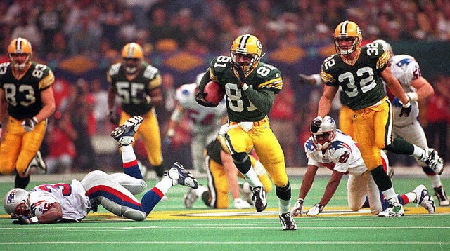 Green Bay Packers kick returner Desmond Howard (81