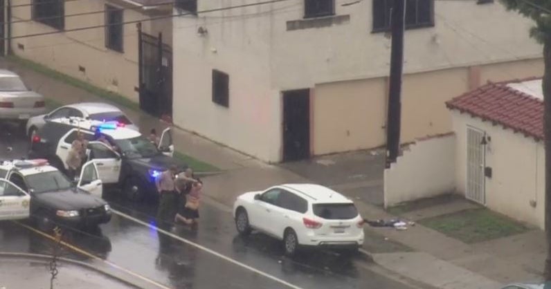 WATCH: Carjacking Suspect Taken Into Custody After Pursuit - CBS Los ...