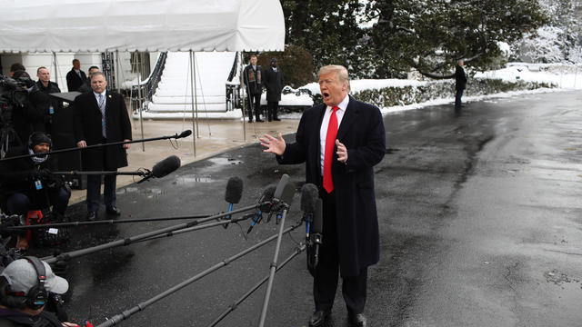 President Trump Departs The White House For New Orleans 