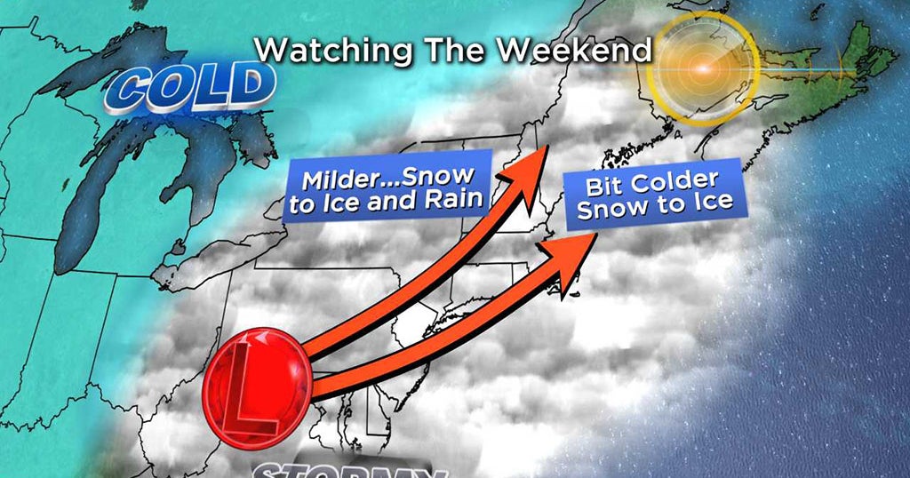 Significant Storm Could Bring Snow, Ice & Rain To Northeast This ...