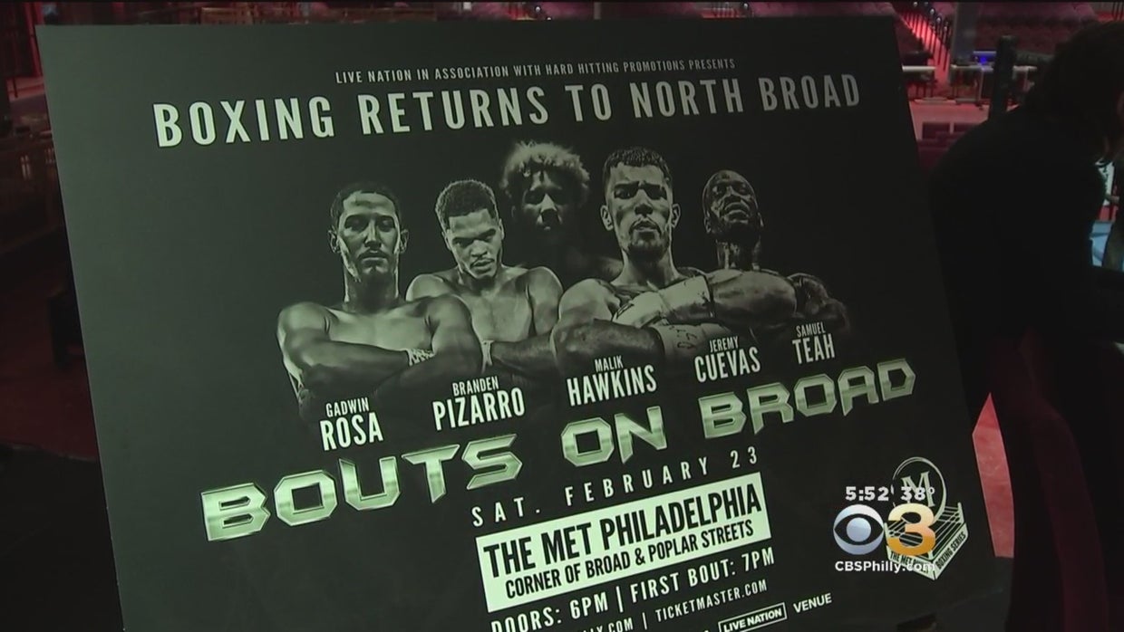 'Bouts On Broad': Boxing Matches Return To The Met - CBS Philadelphia