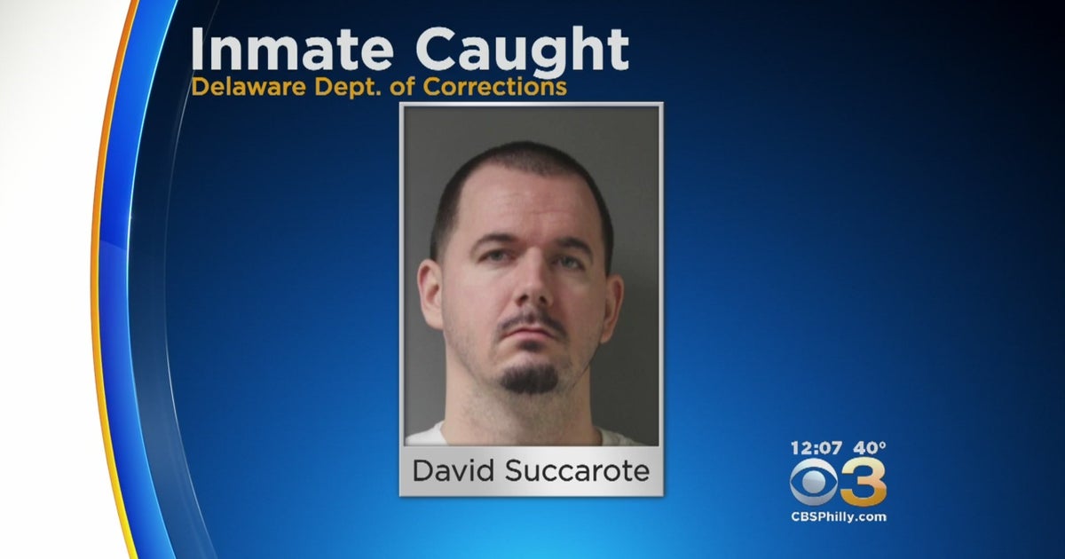 Delaware Inmate Who Escaped On Christmas Day Found In New Jersey - CBS ...