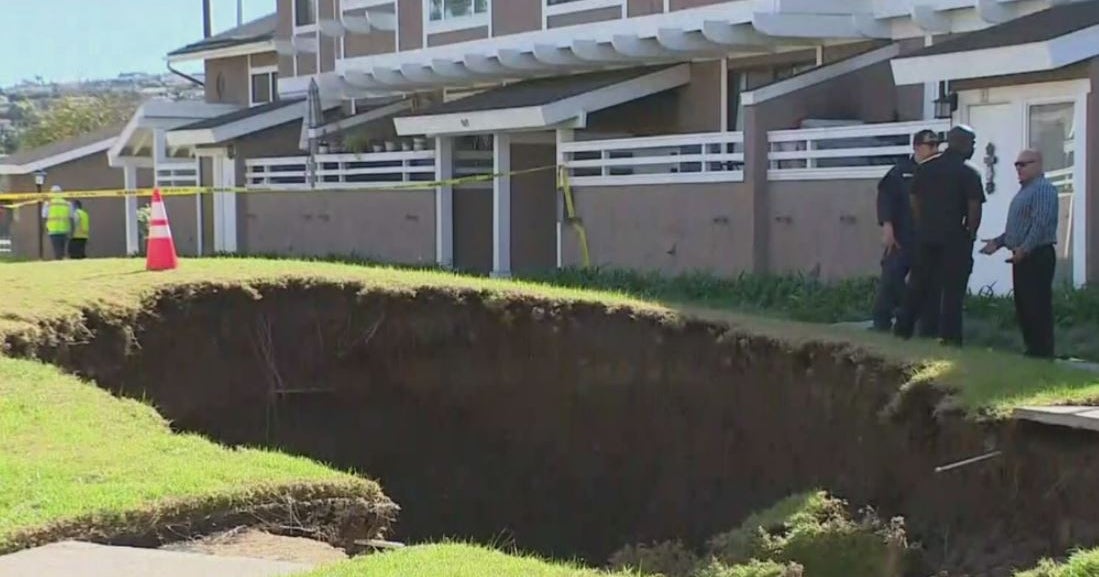 Giant Sinkhole Forces Evacuations At La Habra Condo Complex; Mayor ...