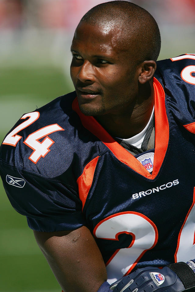 CHAMP BAILEY #24 Denver Broncos NFL White HOF AFC Nike Football