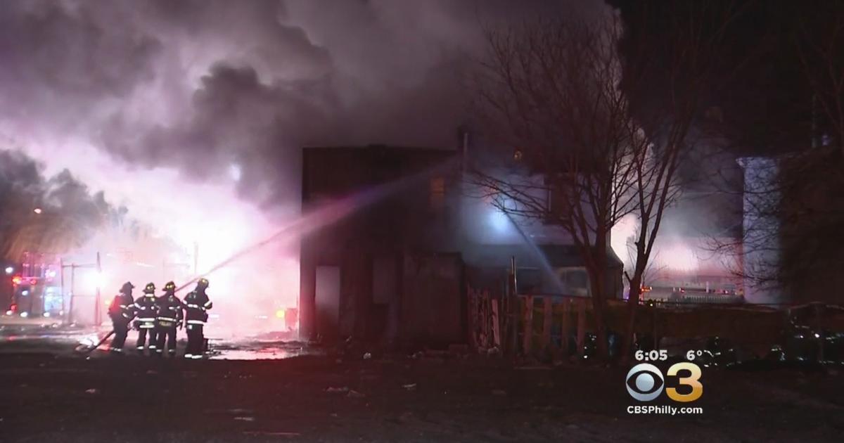 Firefighters Battle Flames At Vacant House In Camden Amid Dangerous ...