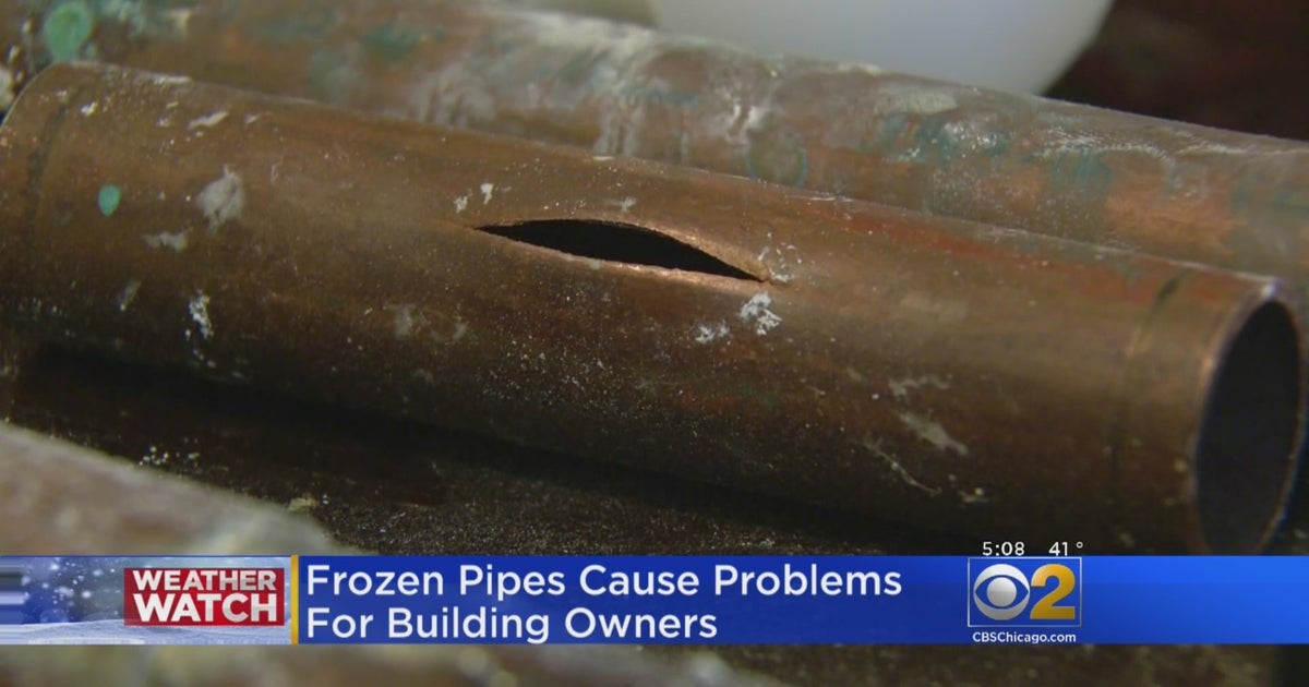 Rapid Change In Temperature Causes Pipes To Burst CBS Chicago