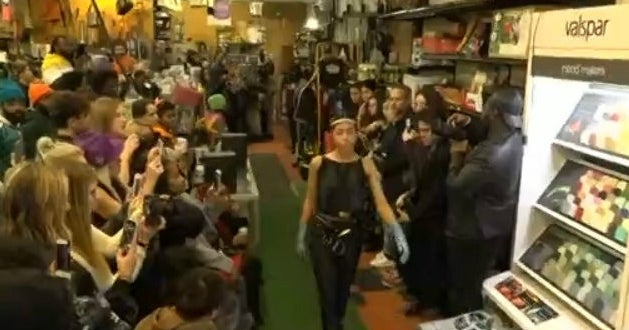 Artist Turns NYC's Oldest Hardware Store Into Fashion Show CBS New York