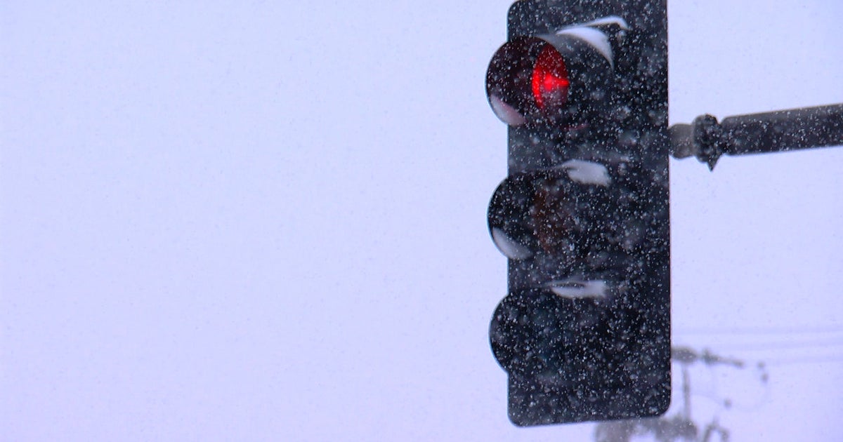 Snow Atop Ice Causes One Wild, White-Knuckle Evening Commute - CBS ...