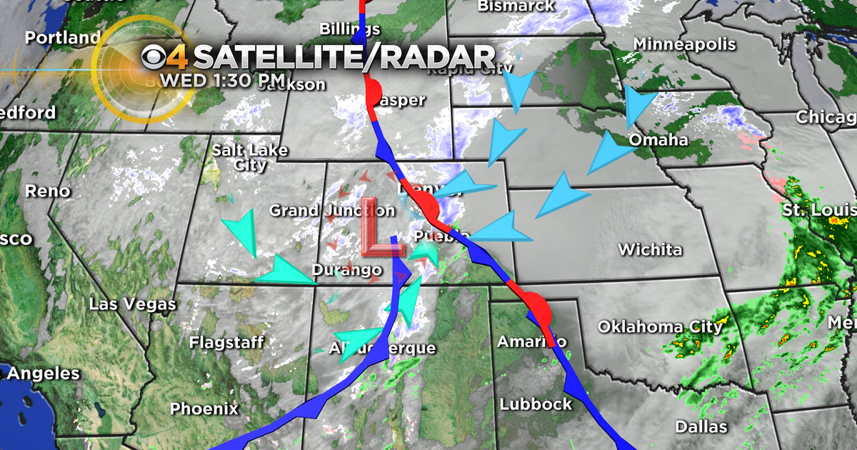 Denver Weather: Midweek Snowstorm Surging Through - CBS Colorado