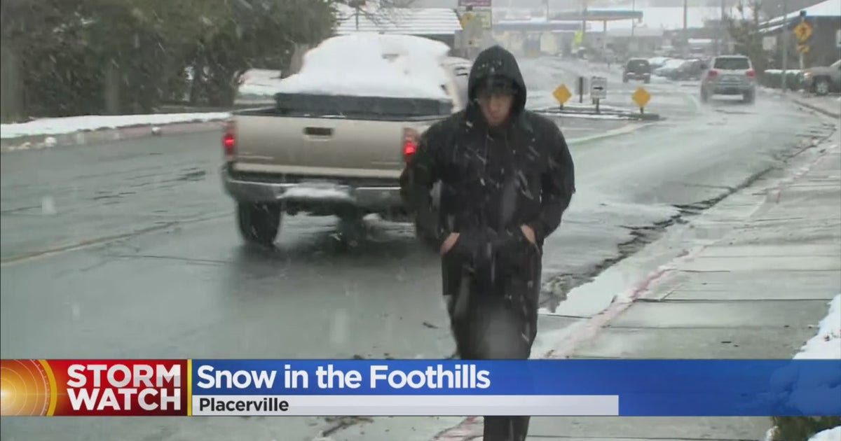 Snowy Weather In Foothills Caused Power Outages, Canceled School CBS