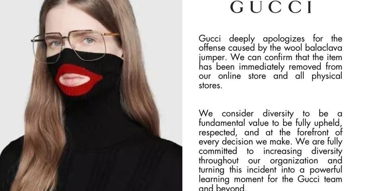 Zwerver Geschiktheid Dor Gucci blackface sweater: Gucci removes $890 "blackface" sweater, apologizes  after receiving backlash - CBS News
