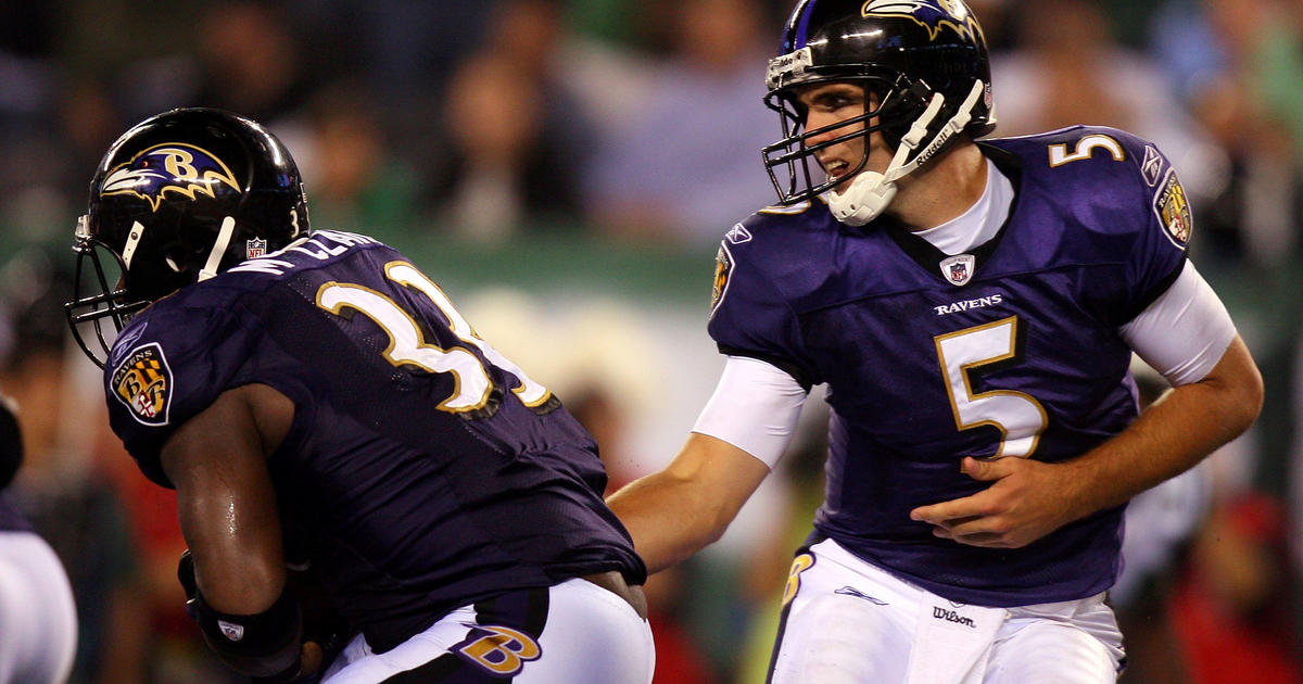 13 September 2010: Baltimore Ravens quarterback Joe Flacco (5