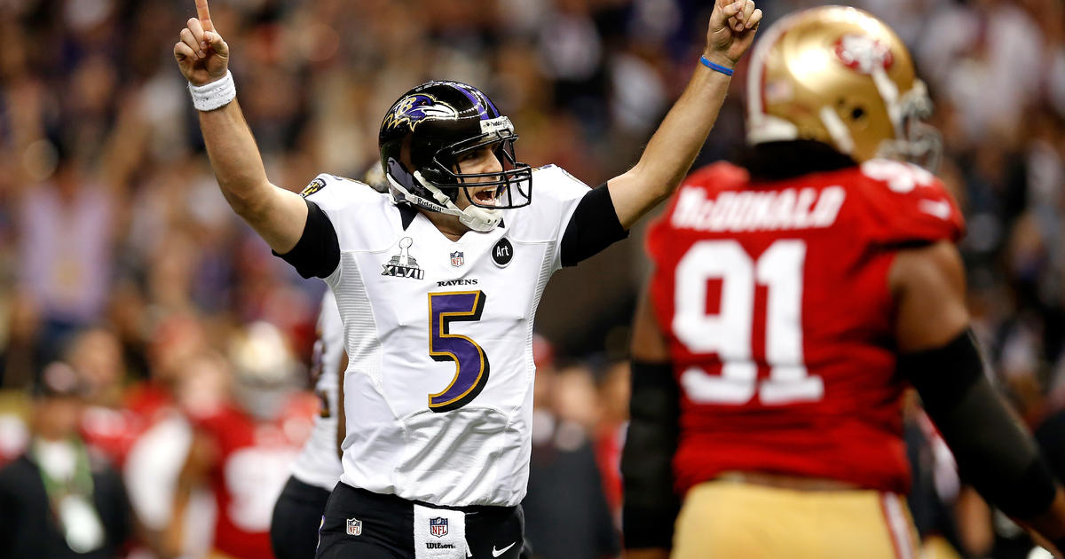 13 September 2010: Baltimore Ravens quarterback Joe Flacco (5) during the  second half of the Baltimore Ravens vs New York Jets game at the New  Meadowlands Stadium in East Rutherford, New Jersey