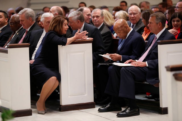 Funeral service for former U.S. Rep. John Dingell in Washington 
